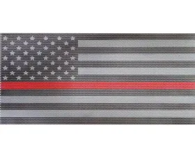Jeep Gladiator Grill Inserts 2020-Present Gladiator Thin Red Line Under The Sun Inserts