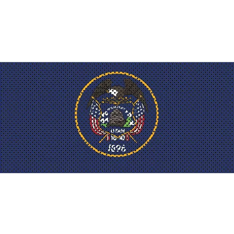 Jeep Gladiator Grill Inserts 2020-Present Gladiator Utah State Flag Under The Sun Inserts - INSRT-UT-JT