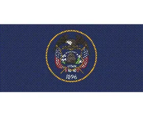 Jeep Gladiator Grill Inserts 2020-Present Gladiator Utah State Flag Under The Sun Inserts