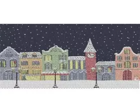 Jeep Wrangler Grill Inserts 2018-Present JL Xmas Village Under The Sun Inserts