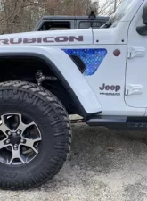 Under The Sun Inserts Jeep Fender Vent Decals 2 Piece Mermaid Scales For 18-Pres Wrangler JL/Gladiator                                     - VNTDCL-MERMD-JL/JT - Image 4