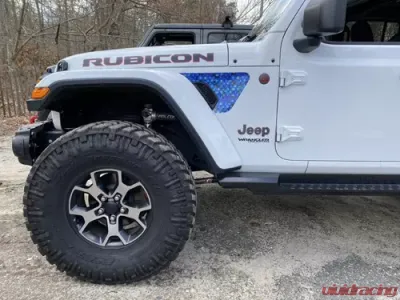 Under The Sun Inserts Jeep Fender Vent Decals 2 Piece Mermaid Scales For 18-Pres Wrangler JL/Gladiator - VNTDCL-MERMD-JL/JT