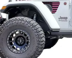 Under The Sun Inserts Jeep Fender Vent Decals 2 Piece Pink Old Glory For 18-Pres Wrangler JL/Gladiator
