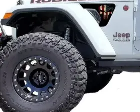 Under The Sun Inserts Jeep Fender Vent Decals 2 Piece Punisher Old Glory For 18-Pres Wrangler JL/Gladiator