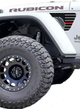 Under The Sun Inserts Jeep Fender Vent Decals 2 Piece Thin Red Line For 18-Pres Wrangler JL/Gladiator                                     - VNTDCL-TRL-JL/JT - Image 2