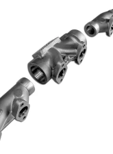 ATS Diesel 1994-98 5.9L Cummins 3-Piece Pulse Flow Exhaust Manifold Kit T-3 Turbo Flange Non Wastegated Ceramic Coated Black                                     - 204-930-2164 - Image 5