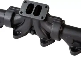 ATS Diesel 1998.5-02 5.9L Cummins 3-Piece Pulse Flow Exhaust Manifold Kit T-3 Turbo Flange Non Wastegated Ceramic Coated Black