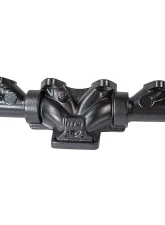 ATS Diesel 1994-98 5.9L Cummins 3-Piece Pulse Flow Exhaust Manifold Kit T-4 Turbo Flange Non Wastegated Ceramic Coated Black                                     - 204-943-2164 - Image 4