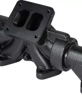 ATS Diesel 1998.5-02 5.9L Cummins 3-Piece Pulse Flow Exhaust Manifold Kit T-4 Turbo Flange Non Wastegated Ceramic Coated Black                                     - 204-943-2218 - Image 4