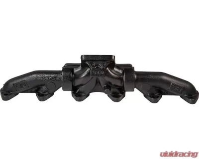 ATS Diesel 1998.5-02 5.9L Cummins 3-Piece Pulse Flow Exhaust Manifold Kit T-4 Turbo Flange Non Wastegated Ceramic Coated Black - 204-943-2218
