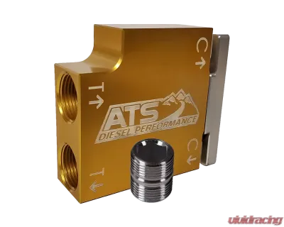 ATS Diesel Thermal Bypass Valve Up-Grade With Billet Filter Coupler, 2019 and Up 6.7L Cummins with 68RFE or Aisin AS69RC Transmission - 310-005-2464