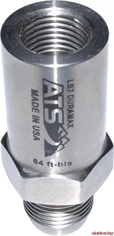 ATS Diesel Fuel Rail Pressure Plug Fits 2001 To 2004 Early GM W/ Twin Fueler Kit - 705-050-4248