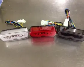 Competition Werkes Integrated Taillight Clear Chrome Honda Grom 13-17