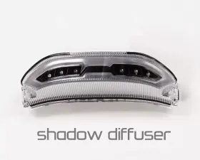 Competition Werkes Integrated Taillight Shadow Black Diffuser Honda CBR600RR 13-17