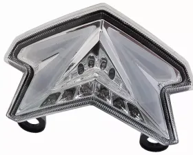 Competition Werkes Integrated Taillight Clear Chrome Kawasaki ZX6R | Z125 Pro 13-18