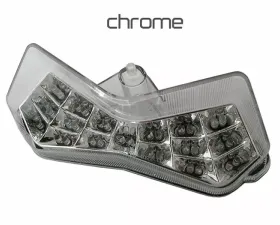 Competition Werkes Integrated Taillight Clear Chrome Kawasaki ZX6R | Z1000 | Z750 03-06