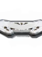Competition Werkes Integrated Taillight Clear Chrome Diffuser Yamaha FZ-09 14-18                                     - MPH-50099CD - Image 2