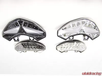 Competition Werkes Integrated Taillight Clear Chrome Diffuser Ducati Multistrada 10-13 - MPH-80172CD