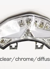 Competition Werkes Integrated Taillight Clear Chrome Diffuser Ducati Multistrada 10-13                                     - MPH-80172CD - Image 2