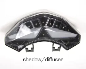 Competition Werkes Integrated Taillight Shadow Black Diffuser Ducati Multistrada 10-13