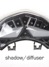 Competition Werkes Integrated Taillight Shadow Black Diffuser Ducati Multistrada 10-13                                     - MPH-80172SD - Image 2