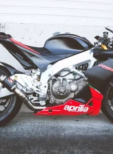 Competition Werkes GP Race Slip on Exhaust Aprilia RSV4RR | Tuono 2010-2015                                     - WA1004R-BC - Image 2