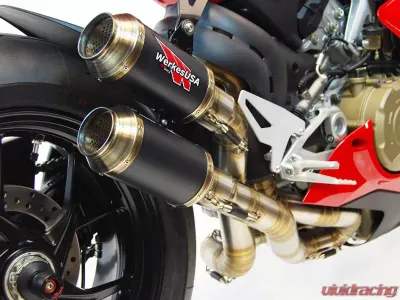Competition Werkes GP Slip on Exhaust Ducati Panigale V4 2018-2019 - WDPV4R-BC
