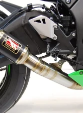 Competition Werkes GP Race Slip On Exhaust Black Center Kawasaki ZX10R 2016-2019                                     - WK1005R-BC - Image 4