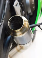 Competition Werkes GP Race Slip On Exhaust Black Center Kawasaki ZX10R 2016-2019                                     - WK1005R-BC - Image 5