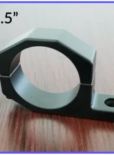 2.5 Inch Inside Diameter Roll Cage Clamp Aluminum Black Anodized Pyramid LED Whips                                     - 2.5RCC - Image 2