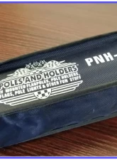 Flag Pole Kit W/22 Foot Fiberglass Telescopic Flag Pole Ladder Mount 3x5 American Flag 300 Function Camp Locator W/H Held Remote a 30 Foot Harness Pyramid LED Whips                                     - 22flpkld300cl - Image 6