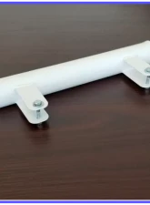 Flag Pole Kit W/22 Foot Fiberglass Telescopic Flag Pole Ramp Mount 3x5 American Flag 300 Function Camp Locator W/H Held Remote a 30 Foot Harness Pyramid LED Whips                                     - 22flpkrm300cl - Image 2