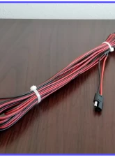 Flag Pole Kit W/22 Foot Fiberglass Telescopic Flag Pole Ramp Mount 3x5 American Flag Blue Tooth Camp Locator a 30 Foot Harness Pyramid LED Whips                                     - 22flpkrminf - Image 6