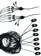 Blue Tooth Rock Light Kit 8 Lights Controller Spacers and Fasteners Pyramid LED Whips                                     - 8rgbrl - Image 4