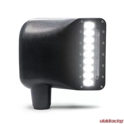 DV8 Off-Road LED Mirrors with Turn Signal for 2007-2018 Jeep Wrangler JK - BCME27W3W
