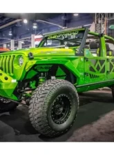 DV8 Off-Road Half Doors Aluminum with Perforated Screens for 2018-Present Jeep Wrangler JL 4 Door                                     - HDJL-01R - Image 2