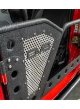 DV8 Off-Road Rock Door with Perforated Aluminum Mesh for 2018-Present Jeep Wrangler JL 4 Door                                     - RDJL-01R - Image 3