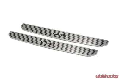DV8 Off-Road 4 Door Rear Sill Plates with DV8 Logo for 2018-Present Jeep Wrangler JL - D-JL-180014-SIL4