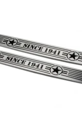 DV8 Off-Road 4 Door Rear Sill Plates for 2018-Present Jeep Wrangler JL, Black Steel                                     - D-JL-180014-STR4 - Image 2