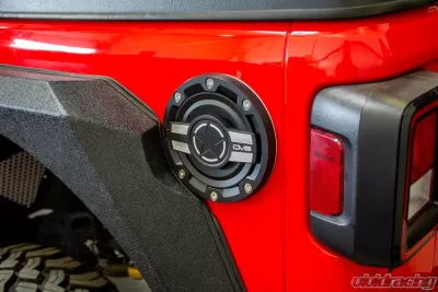 DV8 Offroad Fuel Door 2018+ Jeep JL - D-JL-190004-MIL