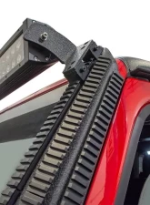 DV8 Offroad Picatinny Rail A Pillar Light Mount for 2018+ Jeep JL/Gladiator                                     - D-JL-190052-PIL - Image 2