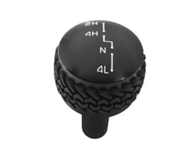 DV8 Offroad 4WD Shift Knob Black Finish 2007-2018 Jeep JK