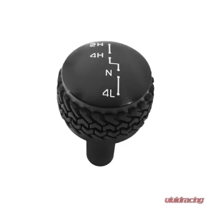 DV8 Offroad 4WD Shift Knob Black Finish 2007-2018 Jeep JK - D-JP-180011-BK