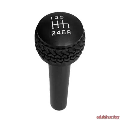 DV8 Off-Road 6-Speed Shift Knob Black Finish for 2005-2010 Jeep TJ/JK - D-JP-180012-BK