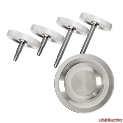 DV8 Off-Road Billet Door Surround Knobs for 2007-2018 Jeep JK 2 Door, Black - D-JP-180027-BL