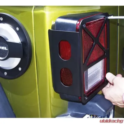 DV8 Off-Road Tail Lamp Guards Stainless Steel for 2007-2018 Jeep JK - D-JP-190007-SS