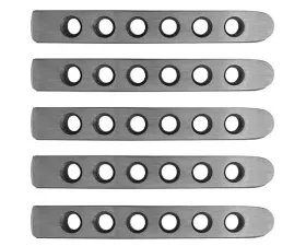 DV8 Off-Road Aluminum Door Handle Inserts Set of 5 for 2007-2018 Jeep JK