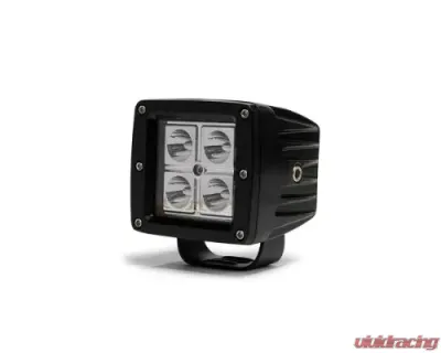 DV8 Offroad 3 Inch Cube LED Light 20W Spot 5W LED Chrome - B3CE16W4W