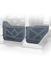 DV8 Off-Road Half Doors Aluminum with Perforated Screens for 2018-Present Jeep Wrangler JL 4 Door                                     - HDJL-01R - Image 2