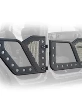 DV8 Off-Road Rock Door with Perforated Aluminum Mesh Front for 2018-Present Jeep Wrangler JL 4 Door                                     - RDJL-01F - Image 4